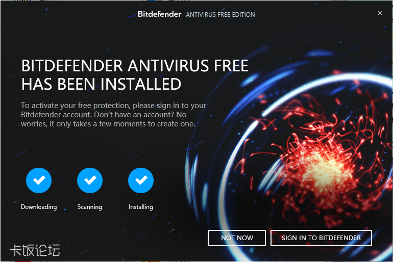 [分享] 网速不好福利来了,bitdefender antivirus free 2017官方离线